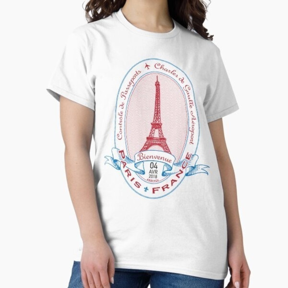 Emily In Paris French City Adventure Graphic Shirt Casual Outfit